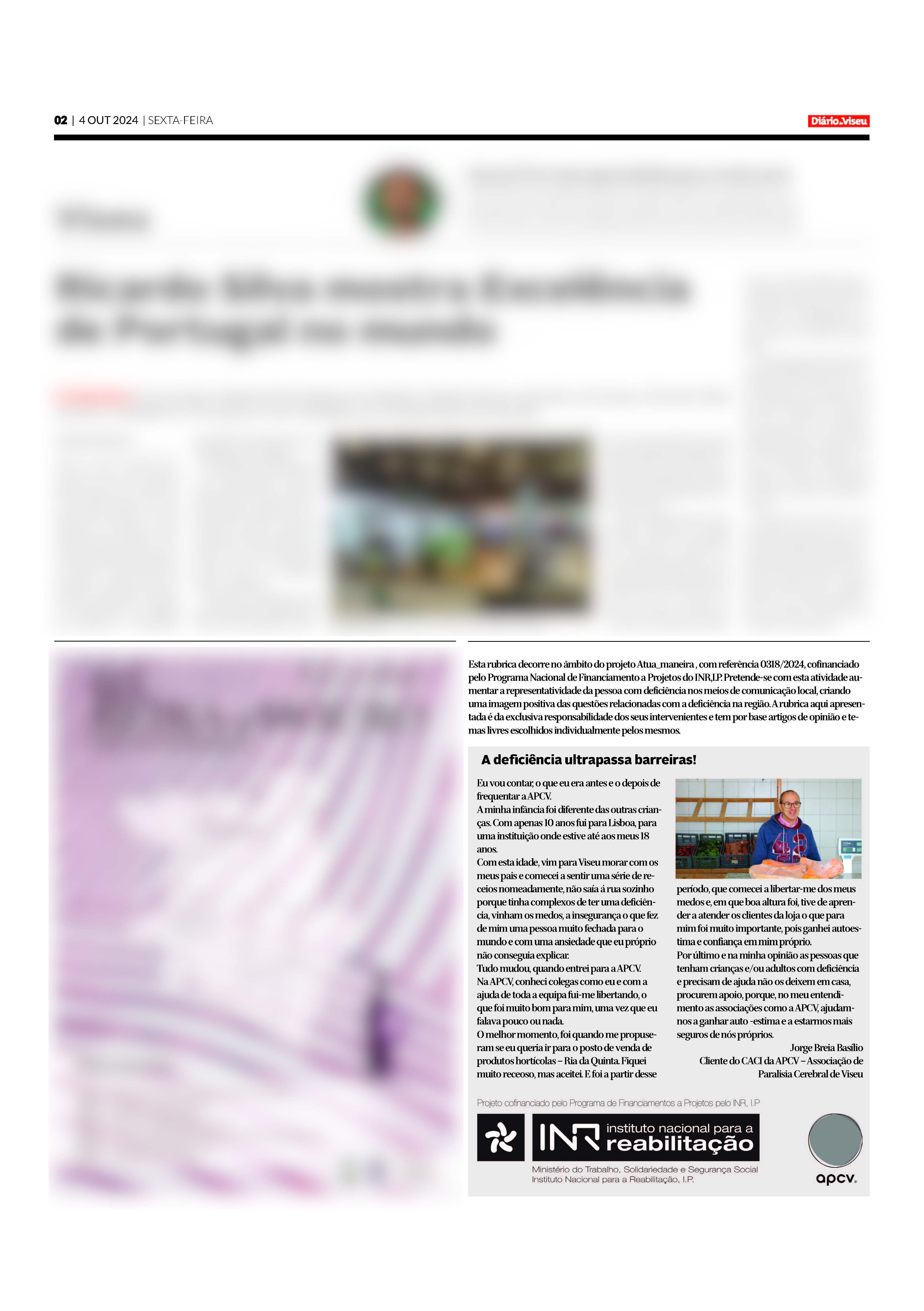 Terceiro artigo de opinião do projeto Atua_Maneira já saiu no Diário de Viseu